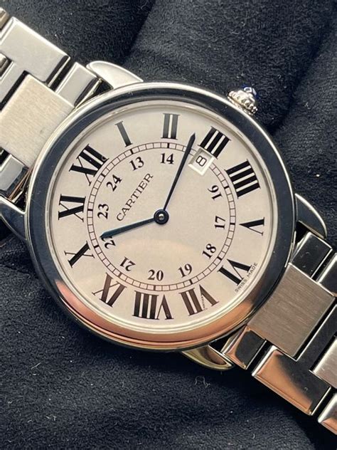 cartier ronde solo 42mm replica|cartier 2934.